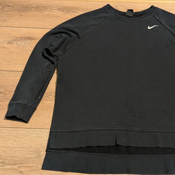 Nike Black Longline Crewneck Sweatshirt – Women’s M - Picture 7 of 8